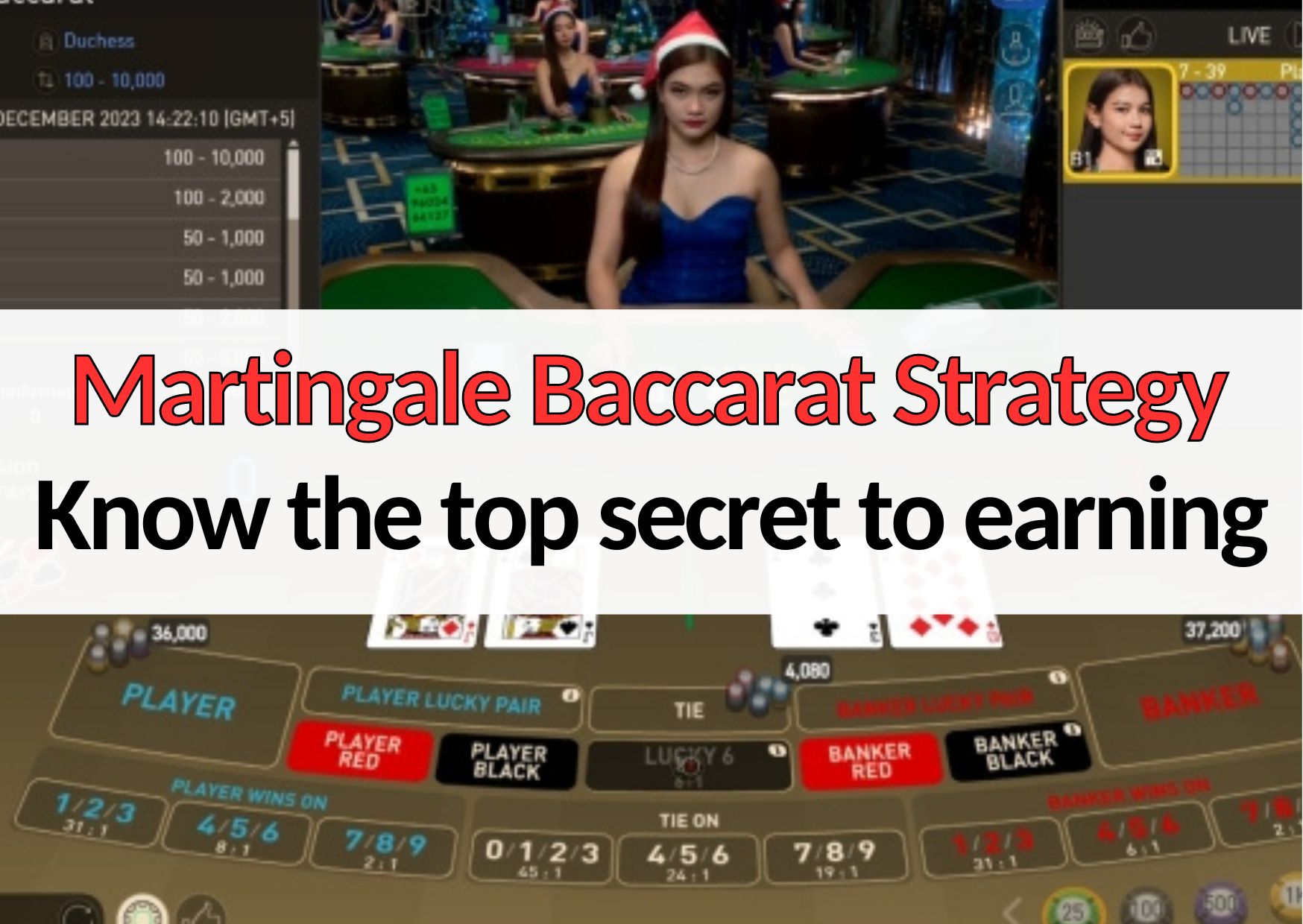 x5bet Martingale baccarat กลยุทธ์เดิมพันชนะ